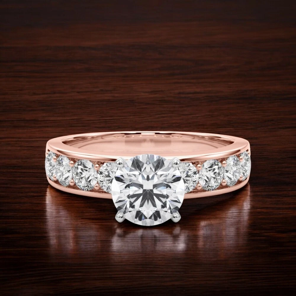 18k rose gold wedding ring