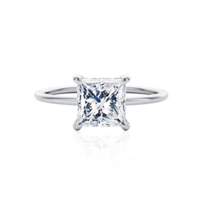 Royale Emerald Three-Stone Engagement Ring