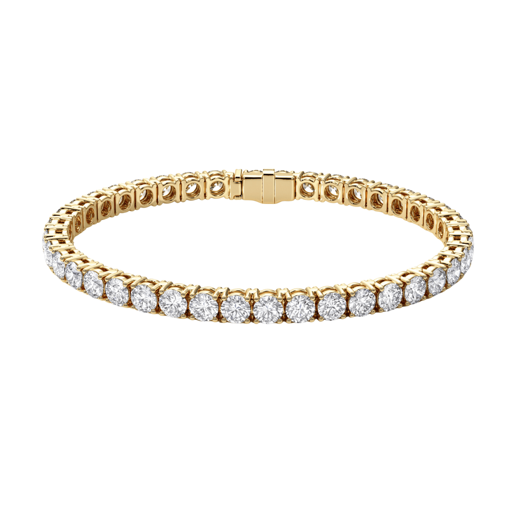 Custom Made Classic 12ct Diamond Tennis Bracelet - Image 13