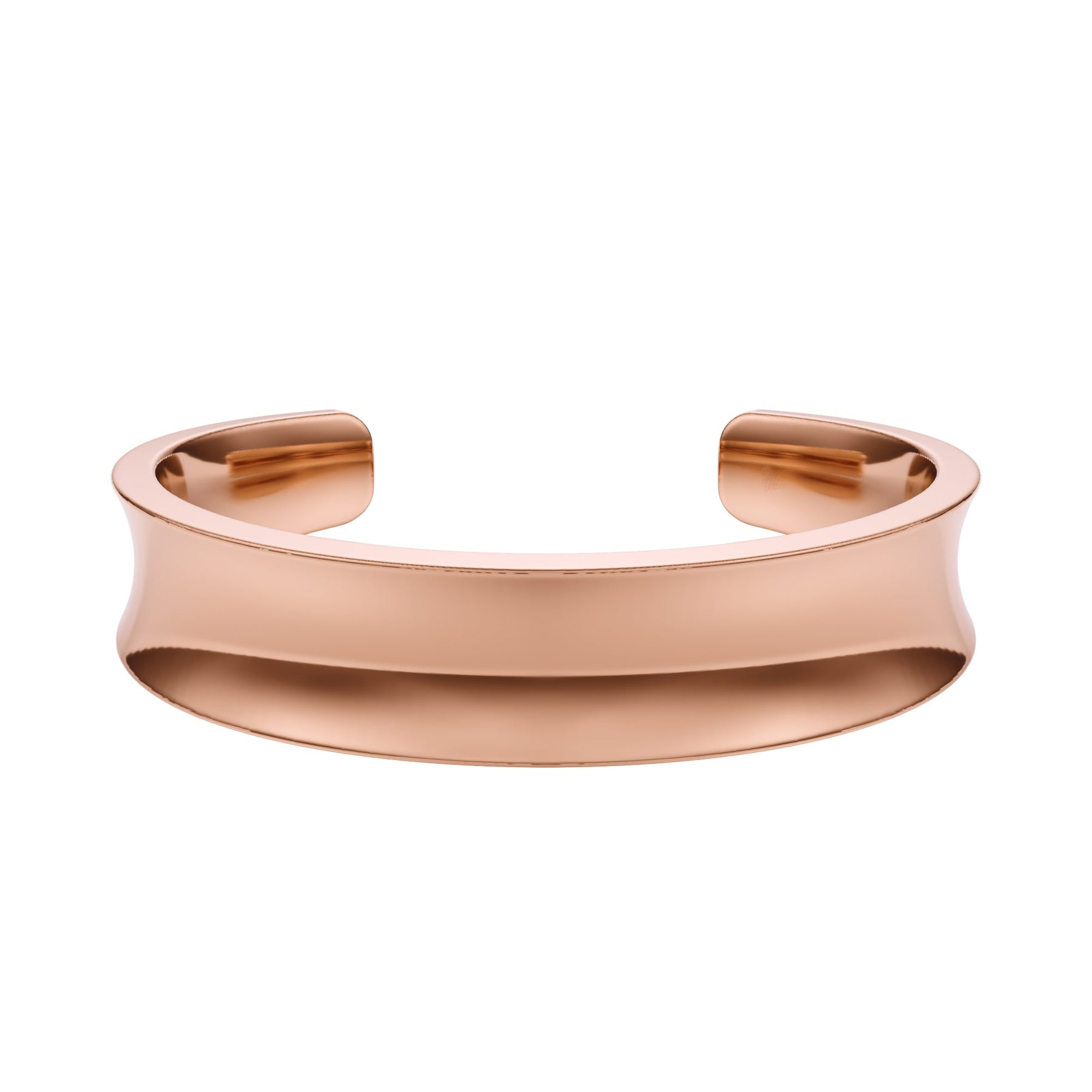 Custom Solid Gold 15mm Wide Open-Cuff Bangle Bracelet - Image 10