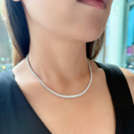 diamond tennis necklace